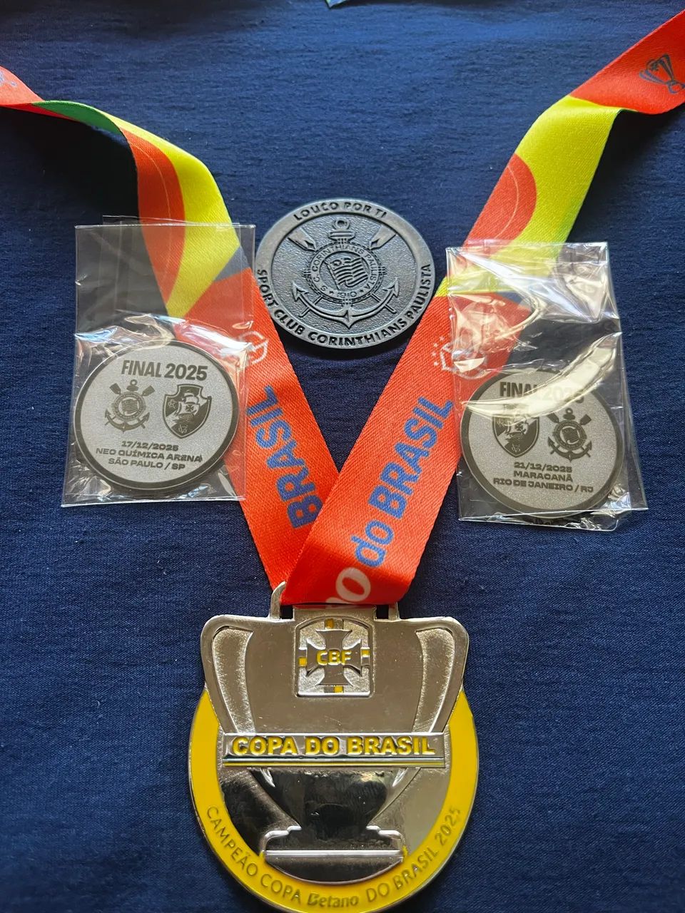 Medalhas Corinthians Copa Brasil 