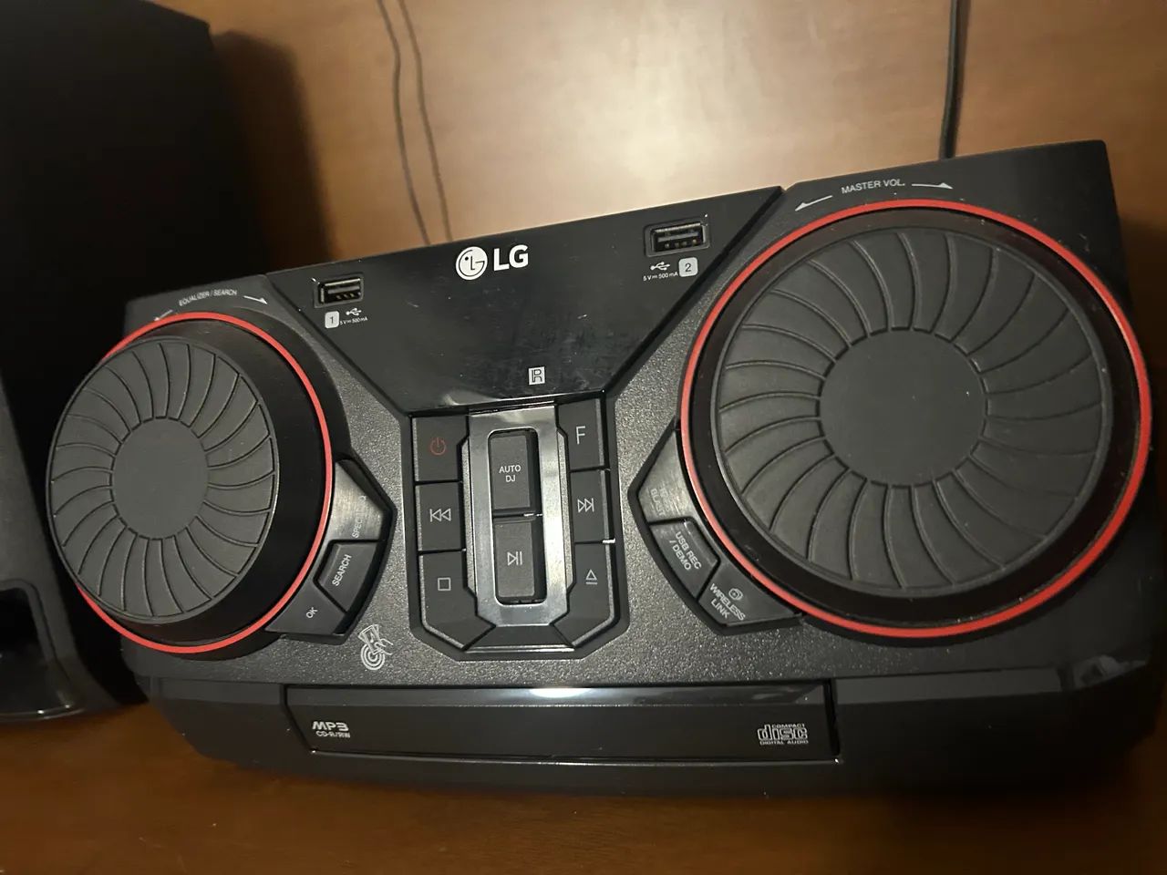 Aparelho de som cd e mp3 player 
