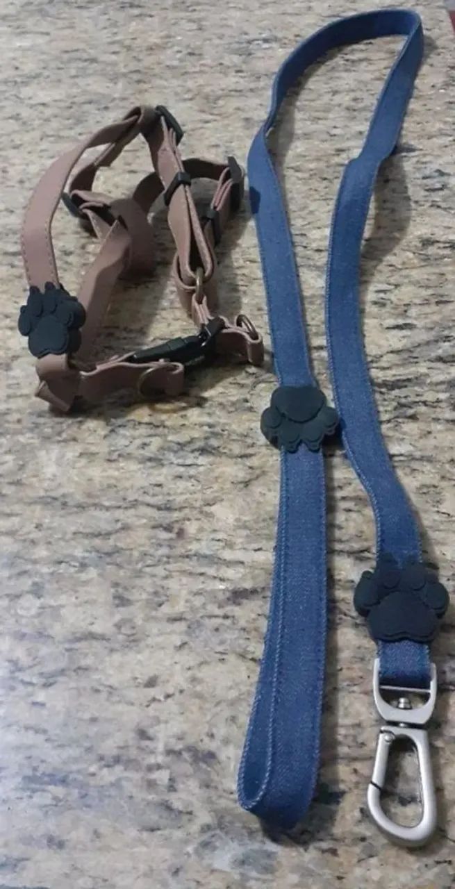 KIT GUIA + PEITORAL para Pets