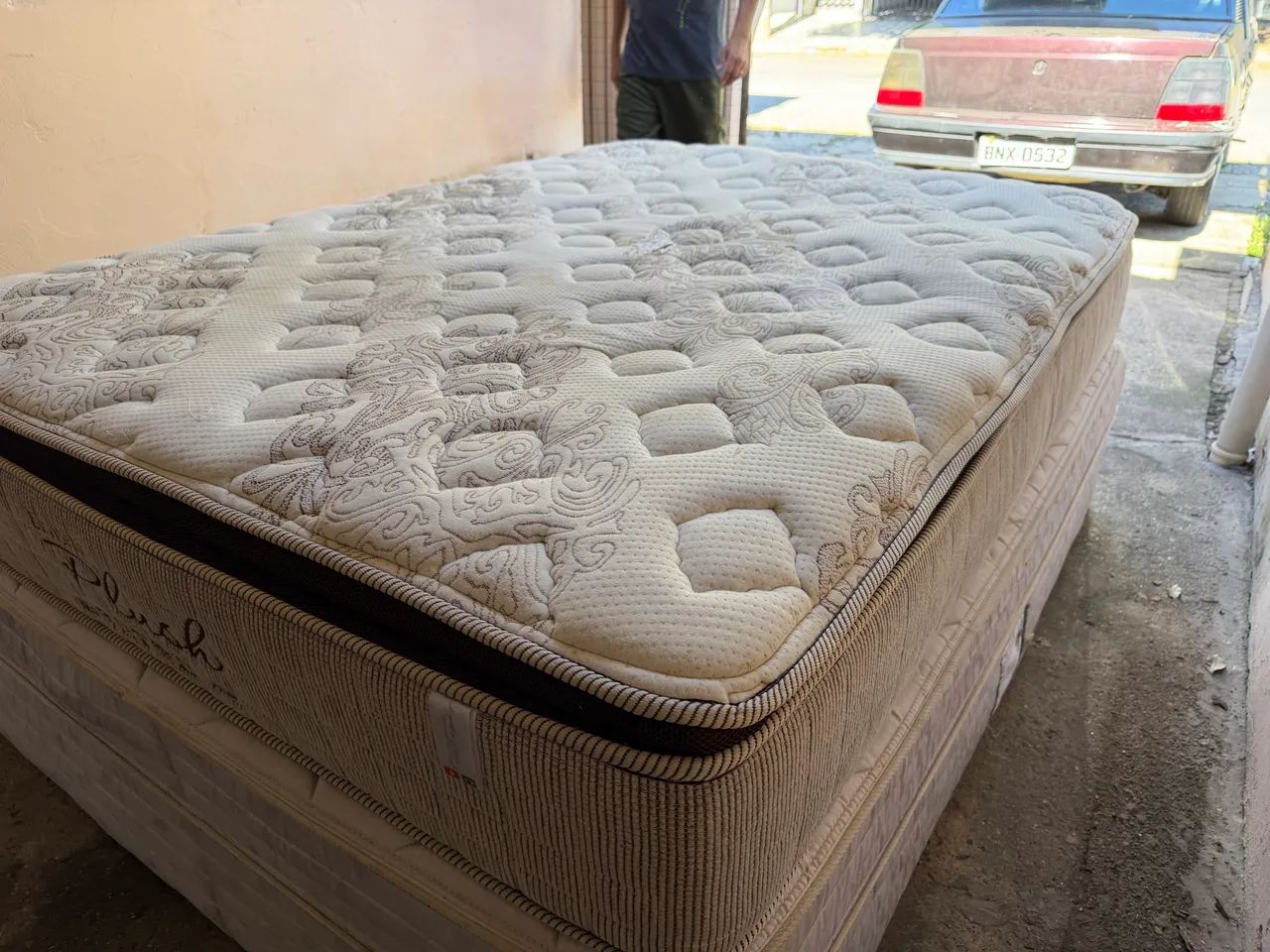 Cama box mas colchão casal padrão  - Foto 2