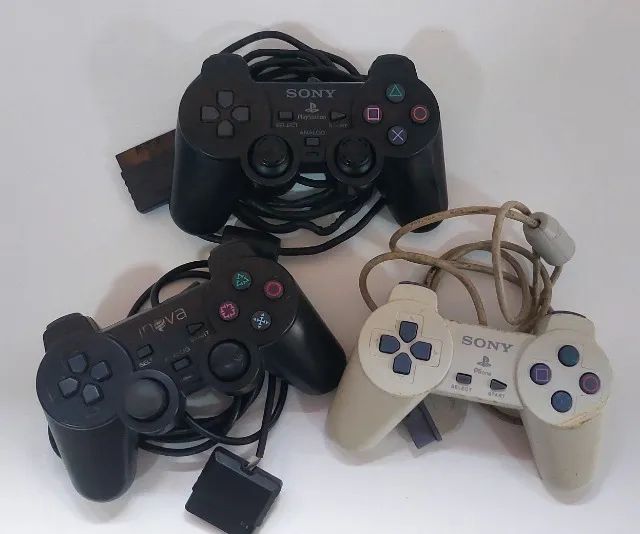 Lote controles PS2 / PS1