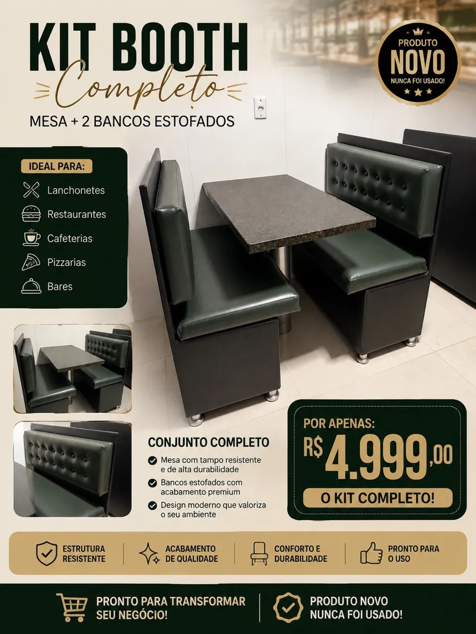 Kit booth oba:São dois kit 