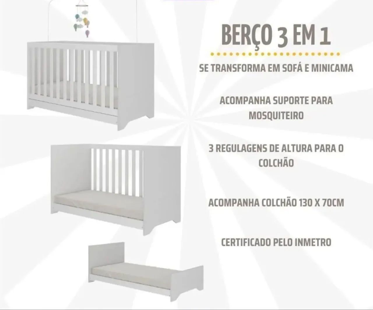Vendo berço americano 