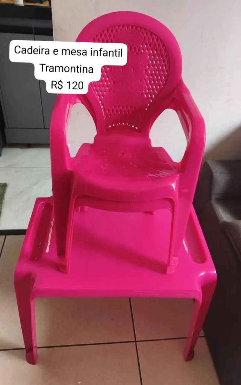 Mesa infantil tramontina Pink