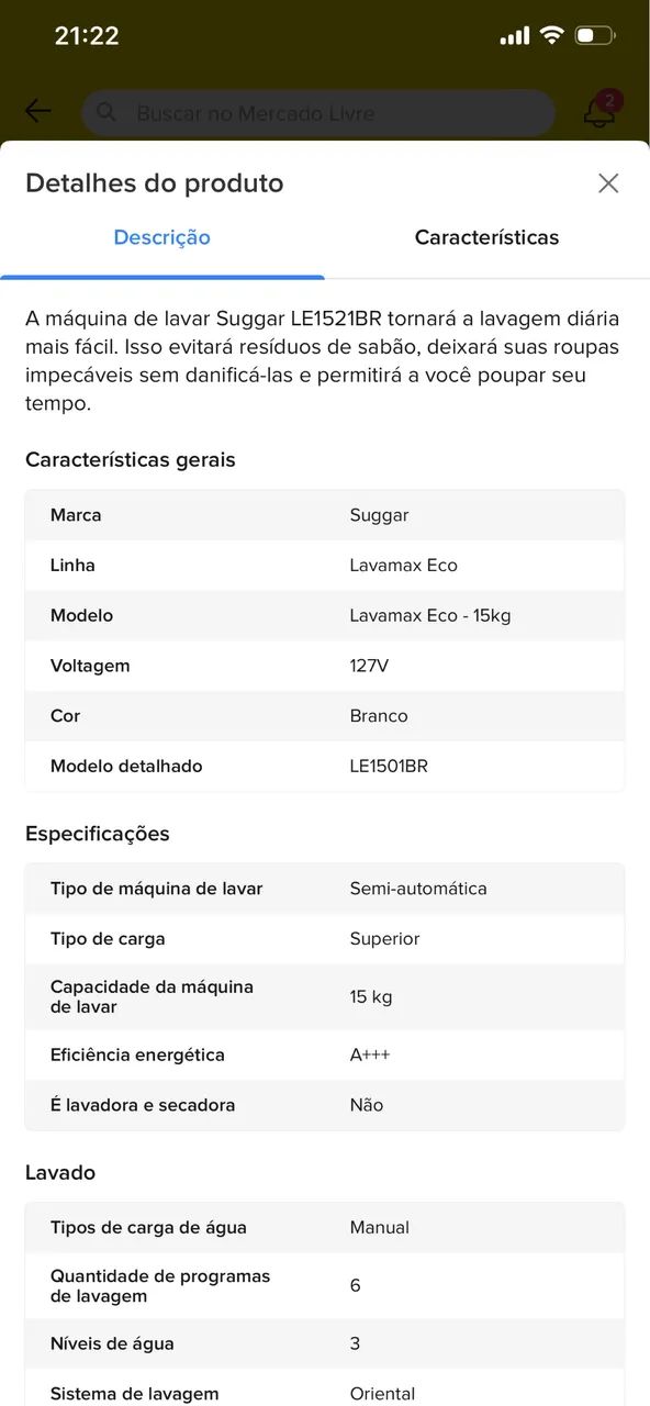 Tanquinho 15kg - Foto 3