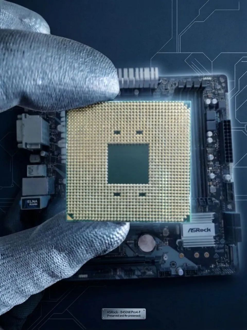 Processador ryzen 5600 + placa mãe asrock pro4 b450 KIT - Foto 3