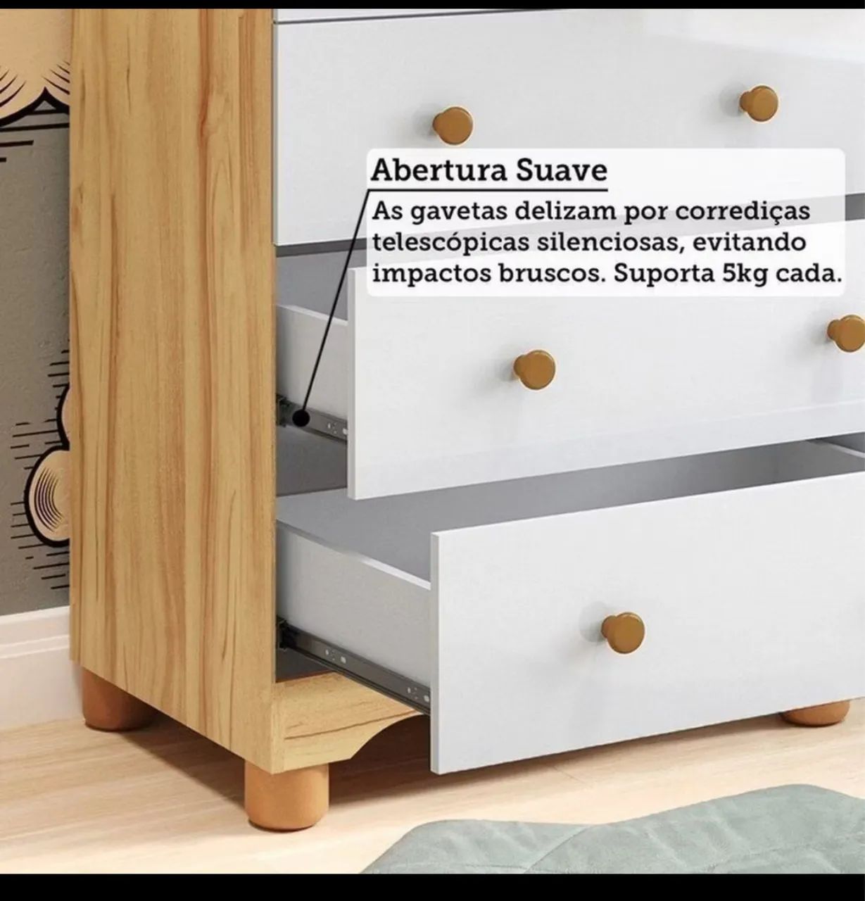 Guarda roupa mais cômoda 