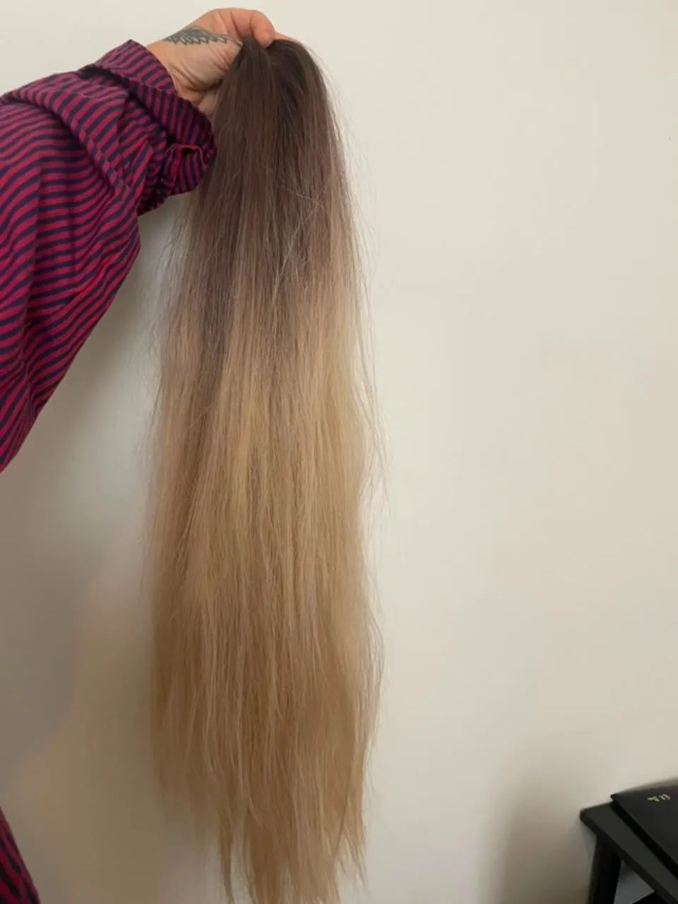 Lace Aplique Rabode cavalo loiro - Foto 3