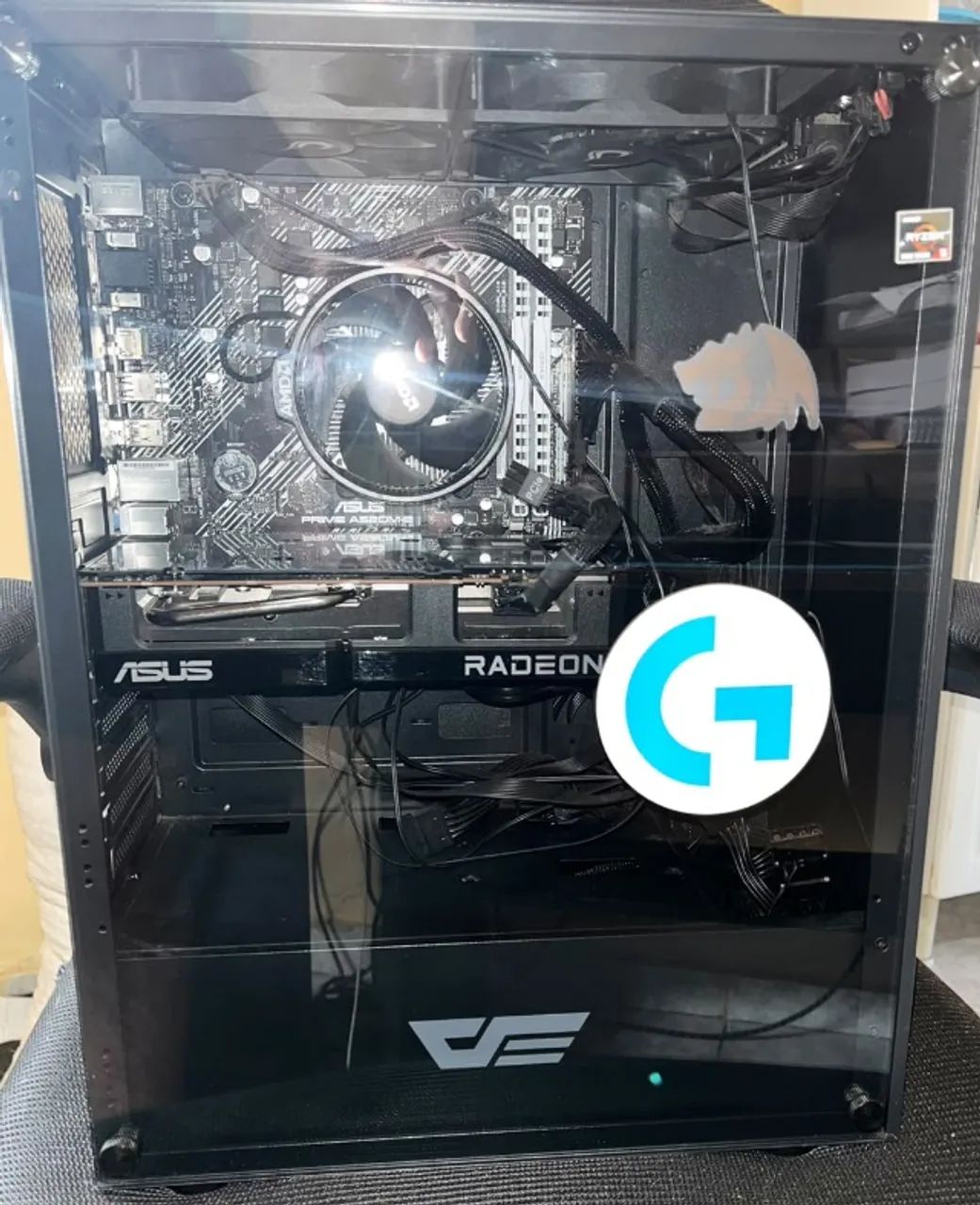 COMPUTADOR  GAMER - PC GAMER - RYZEN 5 5600 + RX 7600  - Foto 2