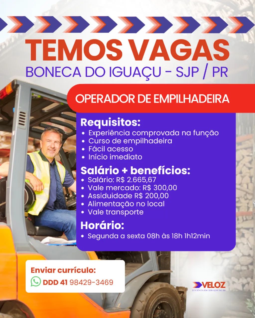 Operador de empilhadeira 