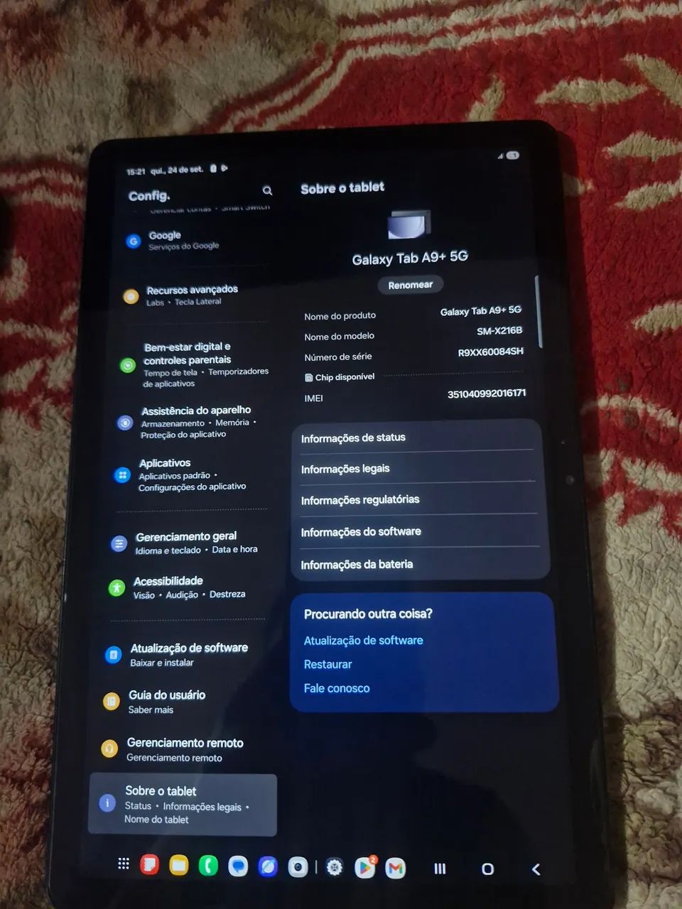Galaxy Tab A9 plus 5g - Foto 2