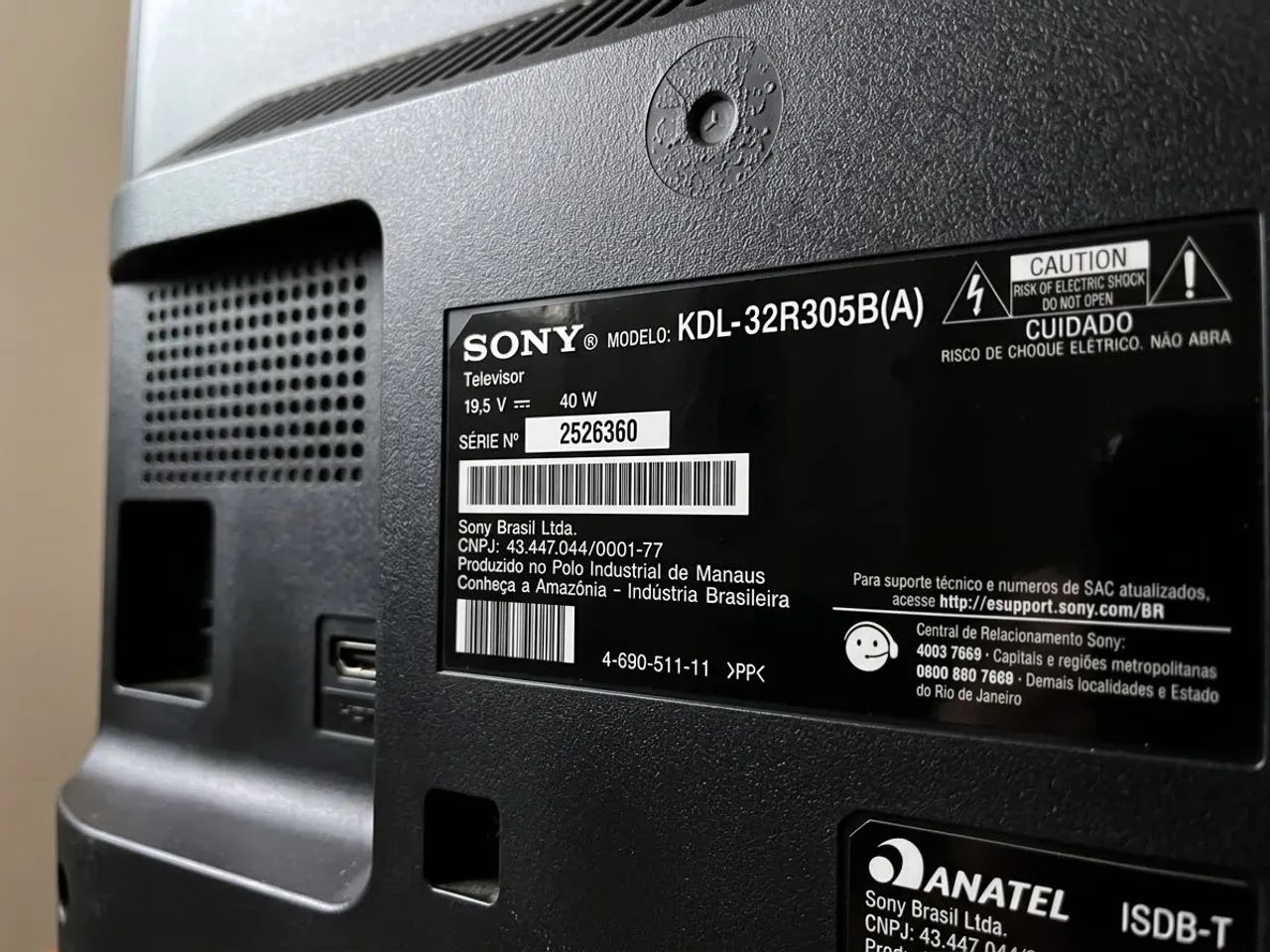 TV Sony 32" LED HD - Funcionando Perfeitamente - Foto 2