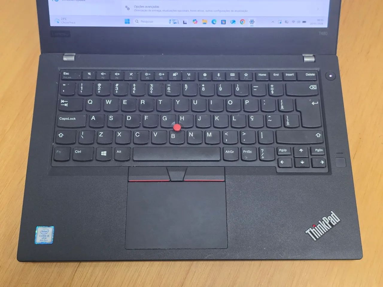 PC Lenovo Thinkpad T480 i5 8350U 16GB 512GB SSD - Tela 14" Full HD e 2 Baterias - Foto 4