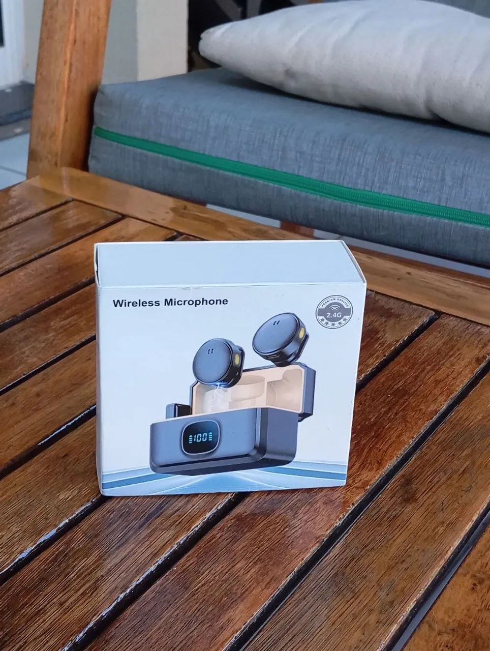 Microfone De Lapela Sem Fio Para Iphone/câmera/android/pc