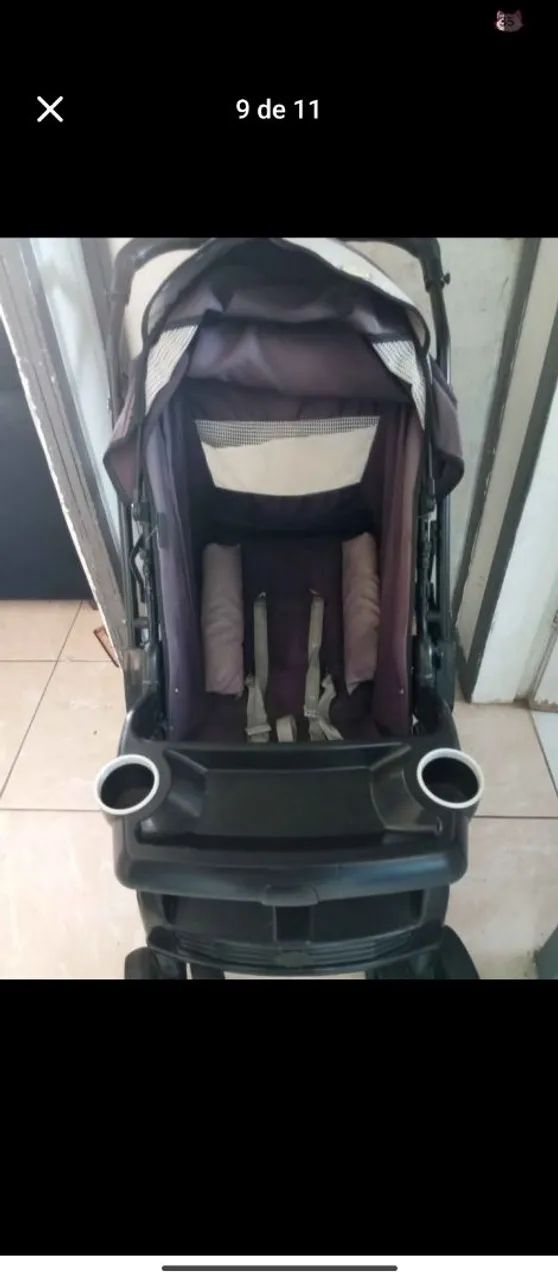 Carrinho e bebe conforto 