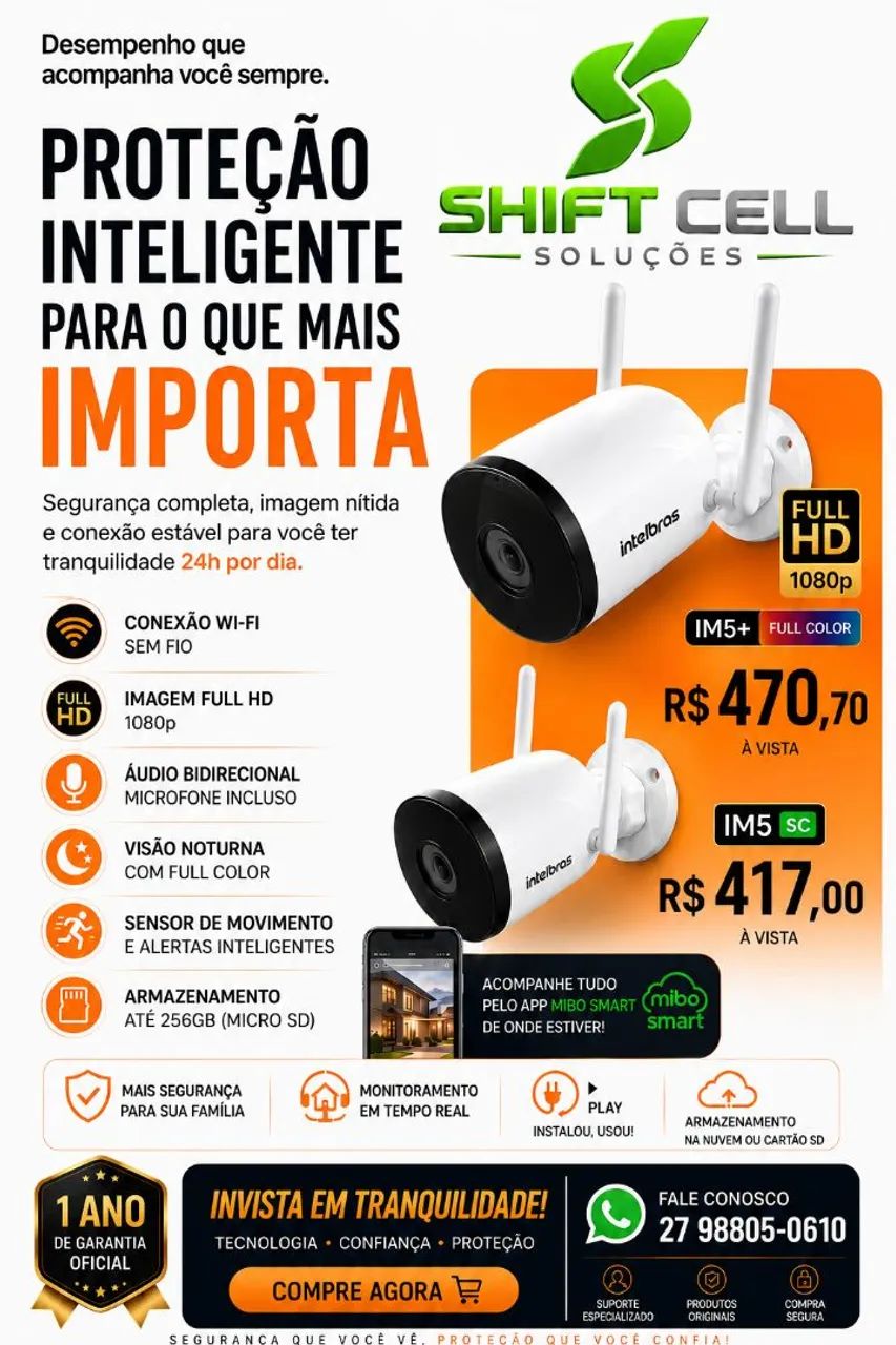 INSTALAÇÃO DE CÂMERA WI-FI 