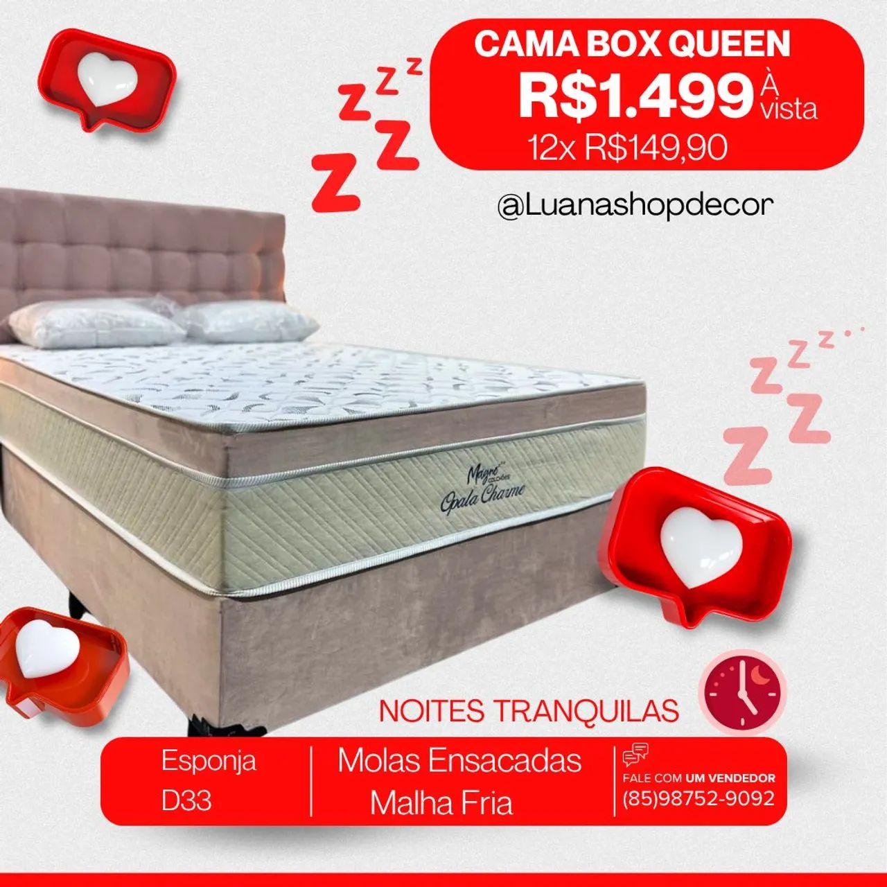 Cama Box Luxo Molas ensacadas Promoção  - Foto 2