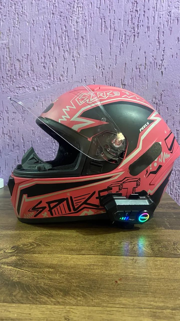 Capacete peels Spike 2+ intercomunicador - Peças para motos