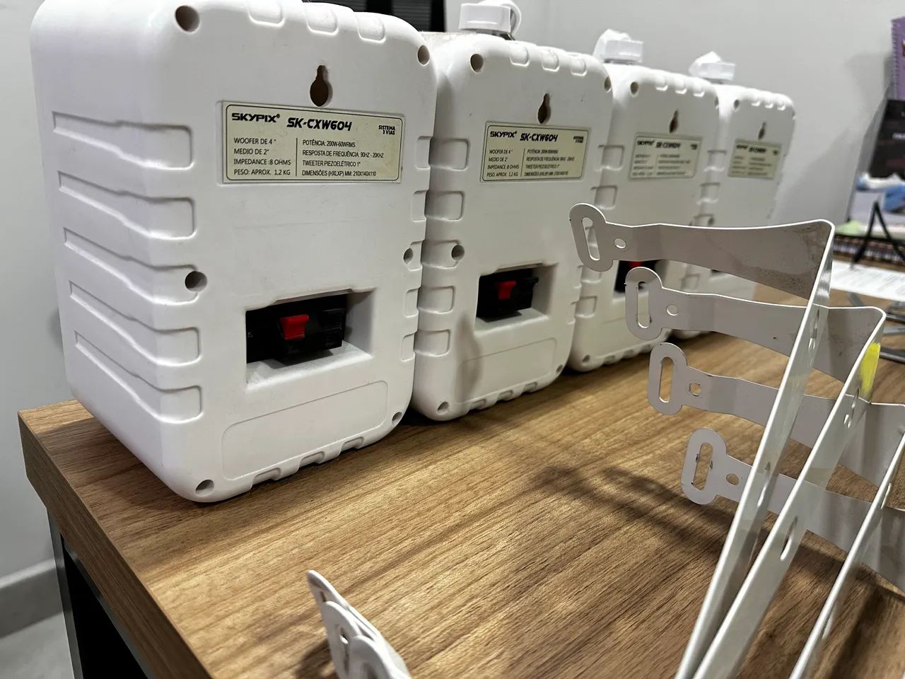 ? 4 Caixas de Som - 60W RMS - BRANCAS - Foto 3