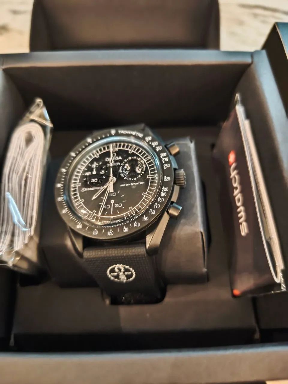 Relógio Omega Swatch Mission to the Moon - Foto 4
