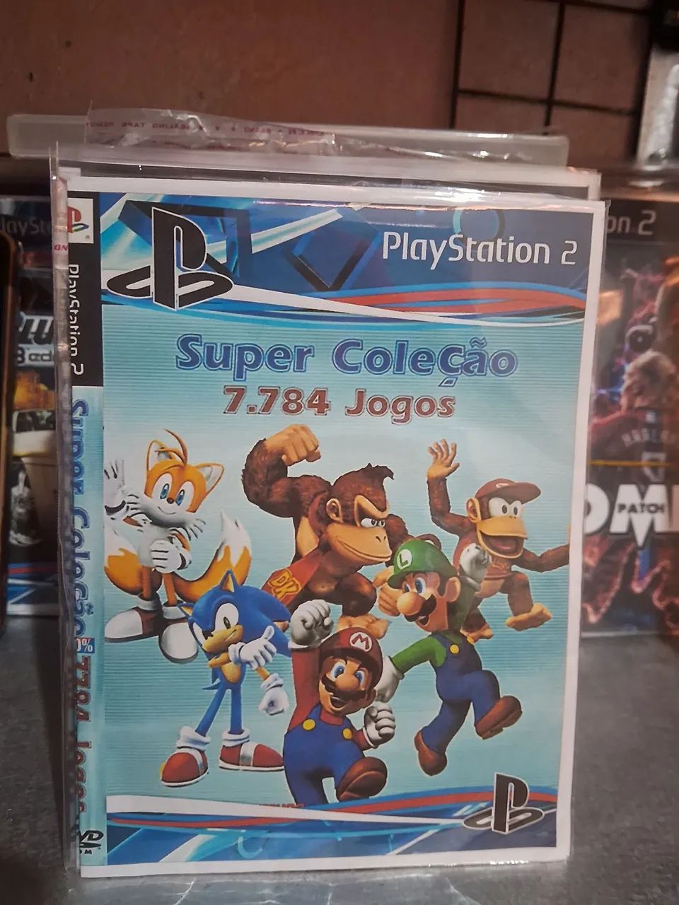 PS1 ソフト Super Coleção 7 Mil Jogos PlayStation 2 - Jogos de Vídeo Game