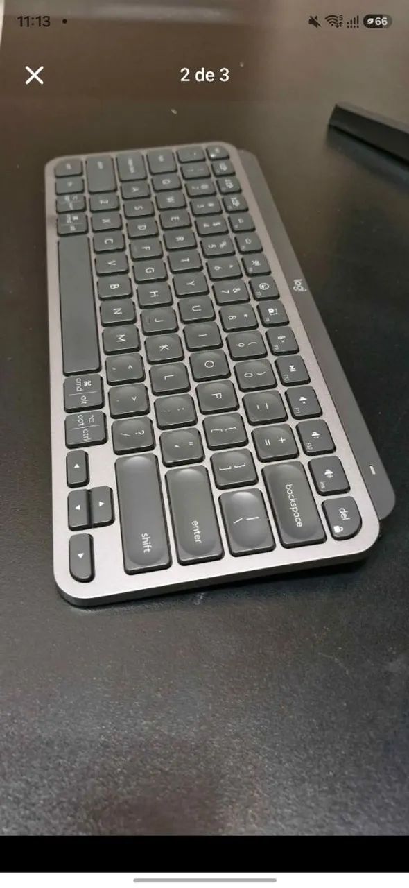 Teclado sem fio Logitech mx keys mini - Foto 2