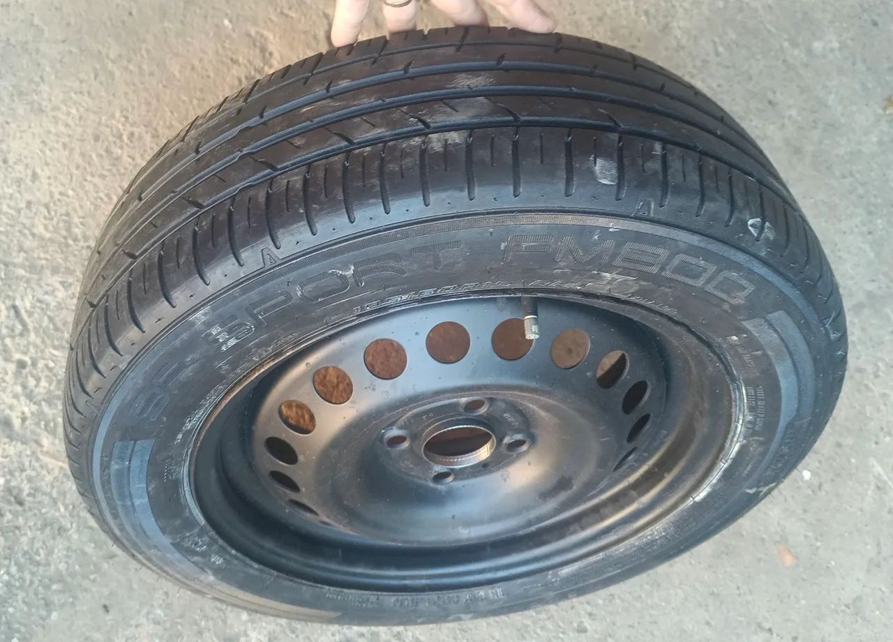 Roda 15 de ferro passo cartão  - Foto 2