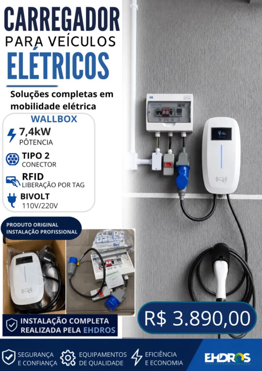 Carregador para veículos elétricos