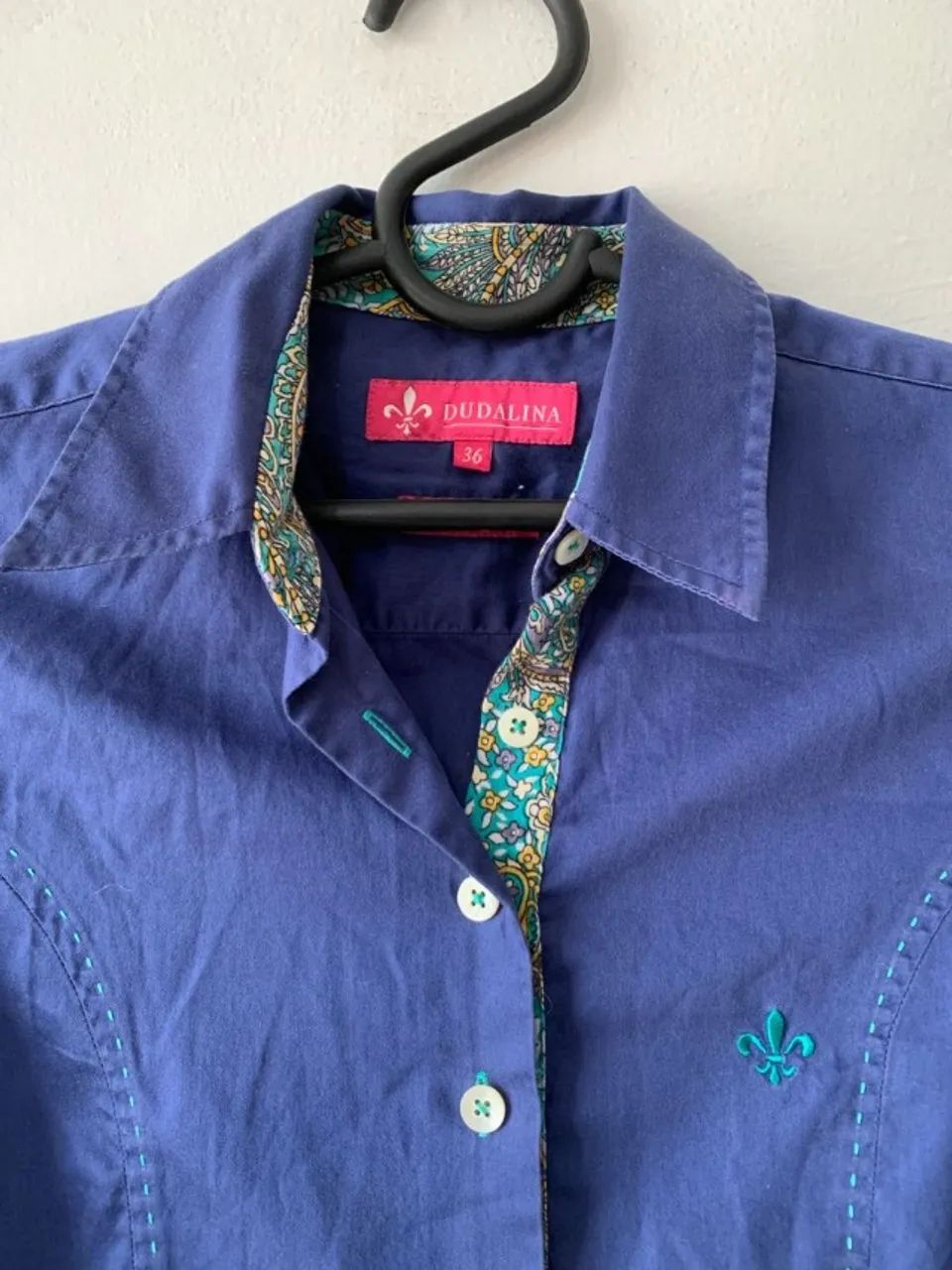 Camisa azul Dudalina - Foto 2