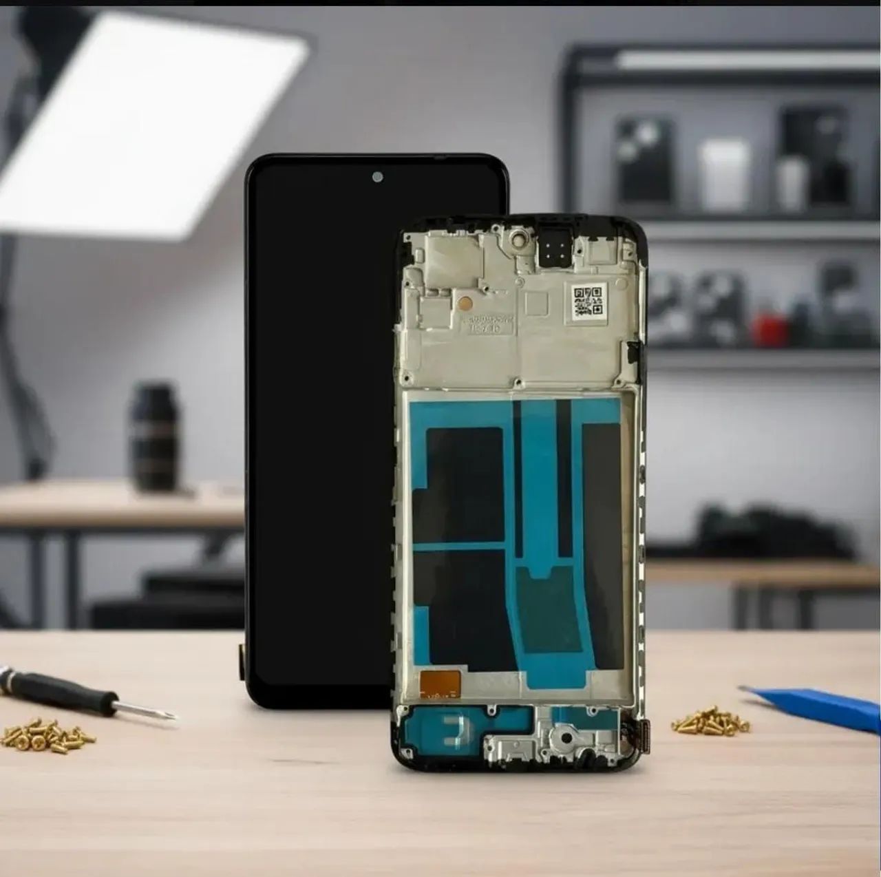 Tela  frontal Display touch para note 12s - Foto 2
