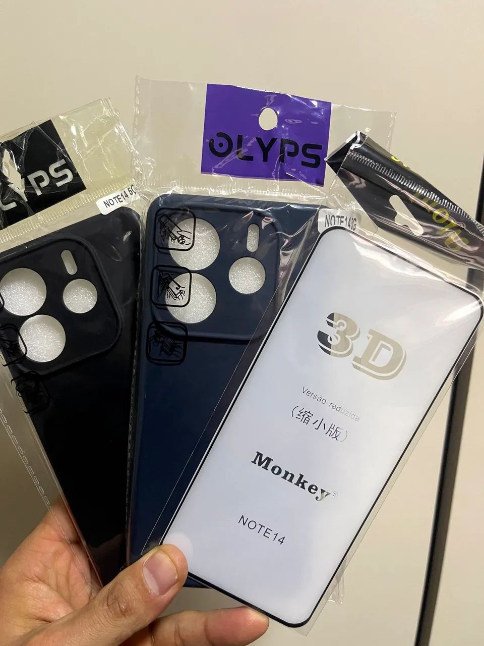 Kit 2 capas e película celular xiaomi note 14