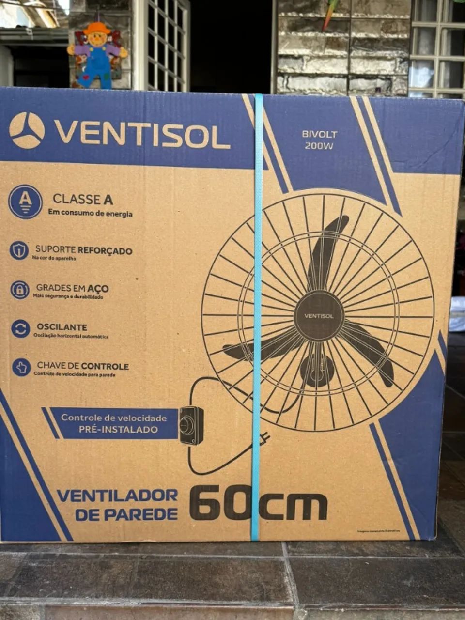 Ventilador de Parede Ventisol 60Cm