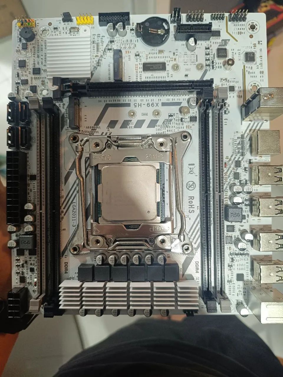 Placa mãe x99 com processador nova!