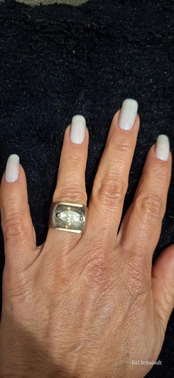 Anel prata original com zirconia, reliquia - Foto 5