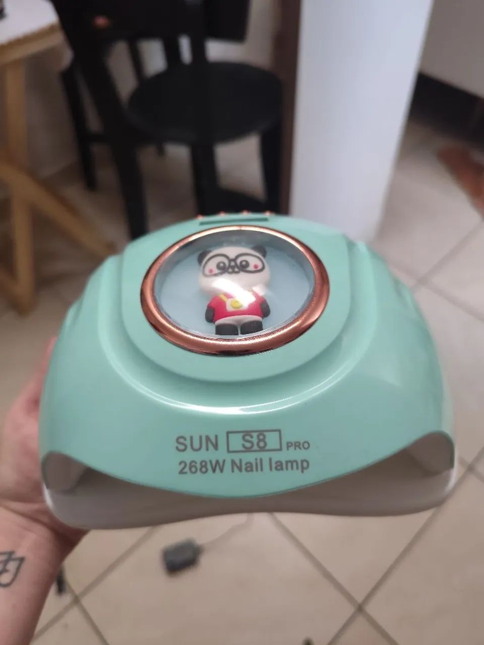 Cabine secadora de unha em gel