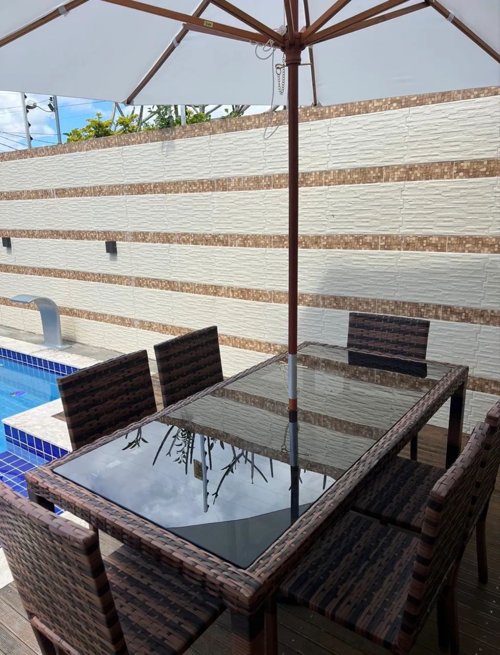 Vendo mesa para área externa  - Foto 4