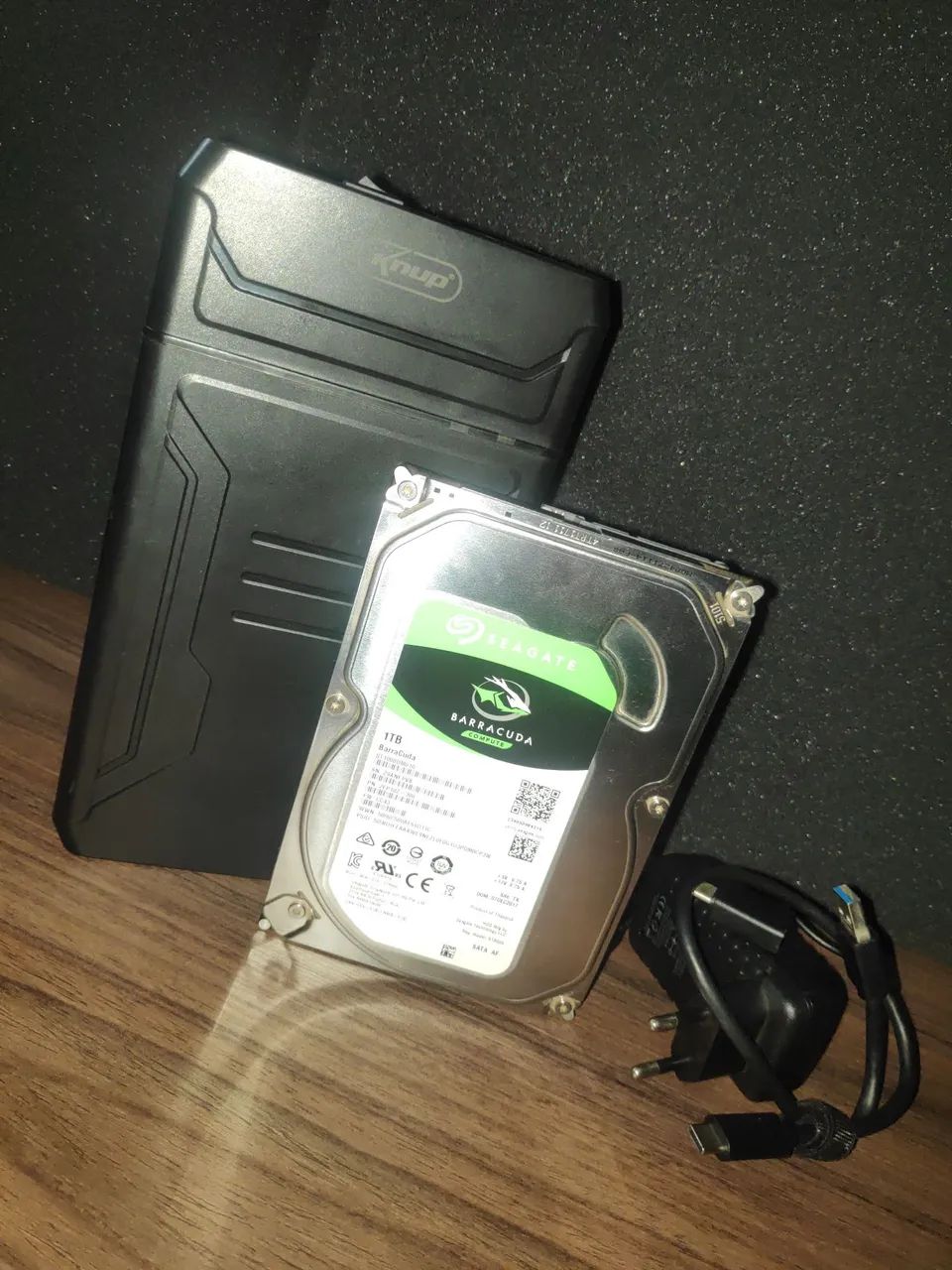 HD 1TB com case externa, Seaget. - Foto 2