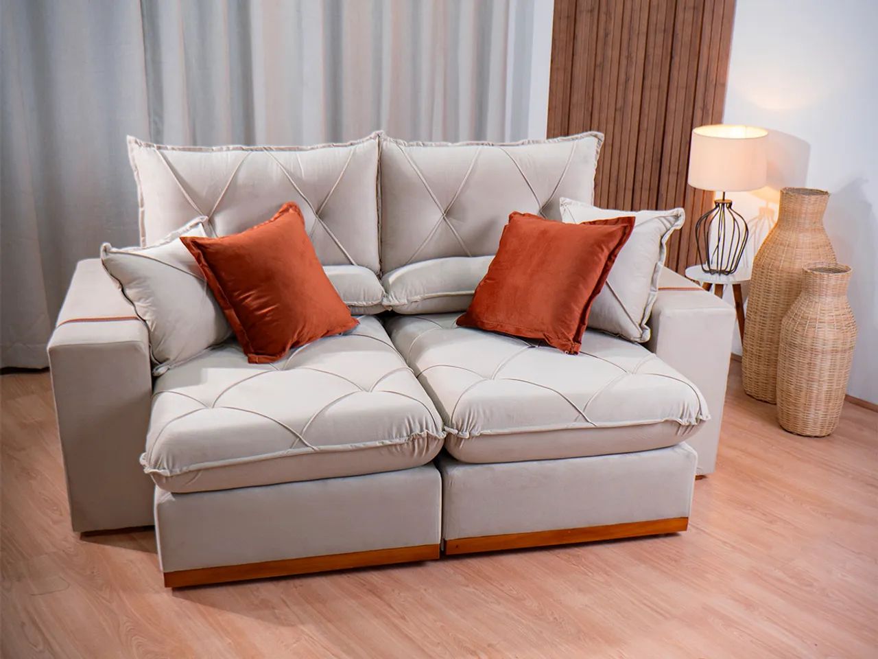 Sofa Retratil Reclinável Versa   2,00 mts - Foto 4