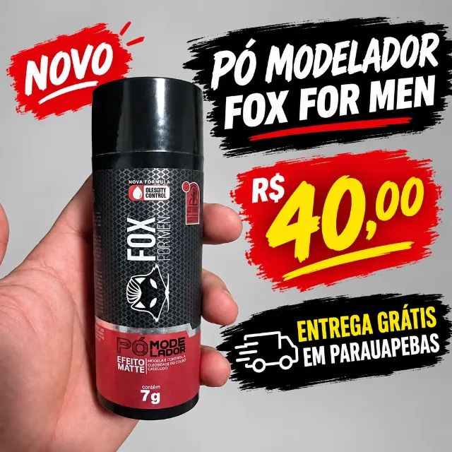 Pó Modelador Fox For Men 7g ? Novo