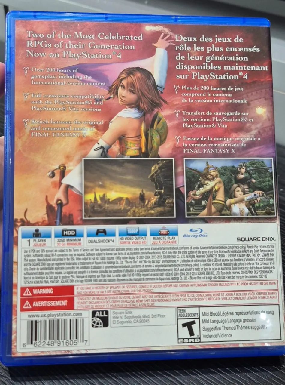 Final Fantasy X/X-2 HD Remaster PS4 - Original Americano (não dou descontos) - Foto 4