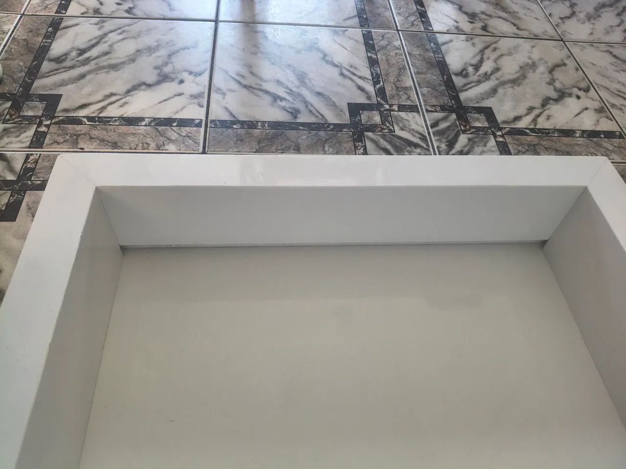 Nicho de quartzo branco para banheiro . - Foto 5