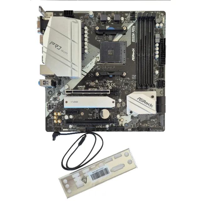 Placa Mae ASRock B550M Pro4, DDR4, Socket AM4, M-ATX, Chipset AMD
