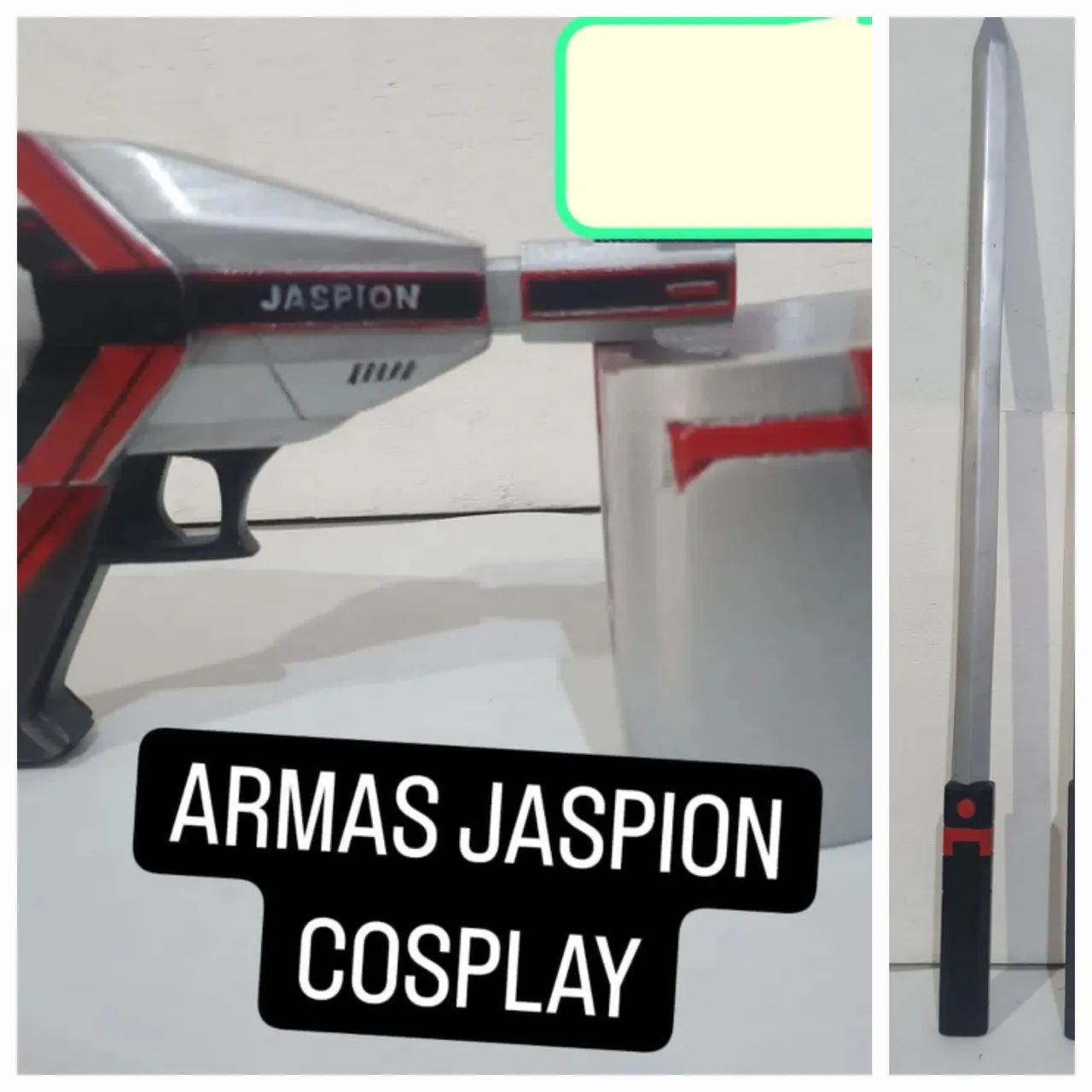 Armadura completa Cosplay Jaspion Impressão 3D Tokusatsu  - Foto 4