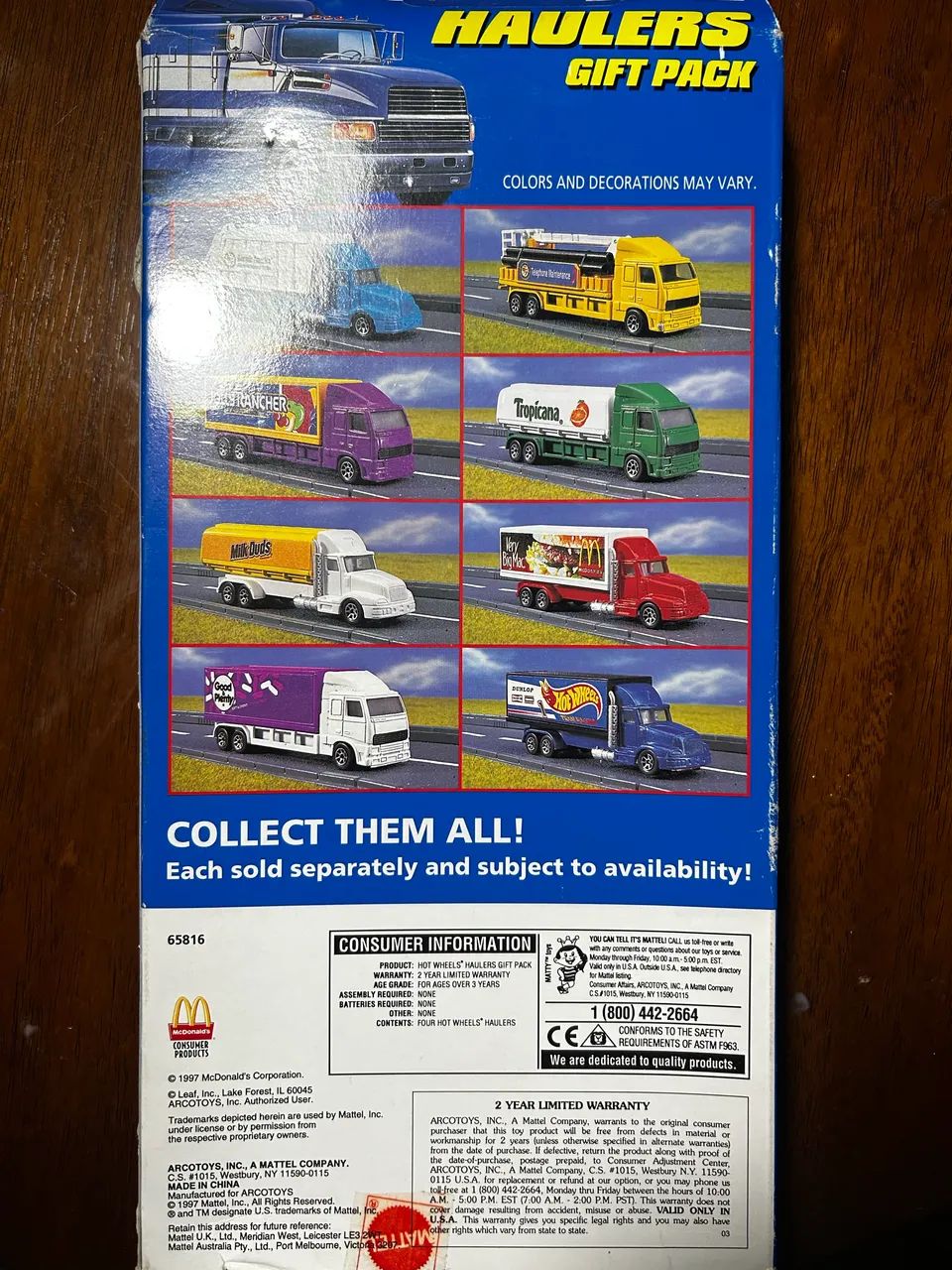 Pack 4 Haulers "Gift Pack" Hot Wheels 1997 - Foto 2