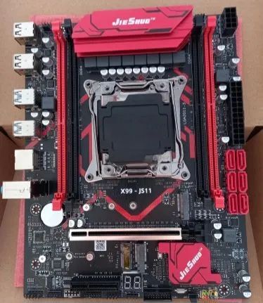 Placa mãe JieShuo JS11 + Módulo TPM2.0 + processador E5-2680 V4.  - Foto 4