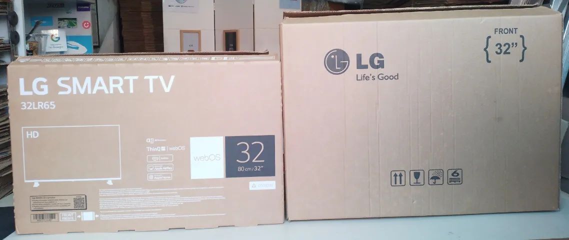Caixas De Papelão Novas Para Tv (SEM ISOPORES) Lg 32 Polegadas - LER DESCRIÇÃO - Foto 3
