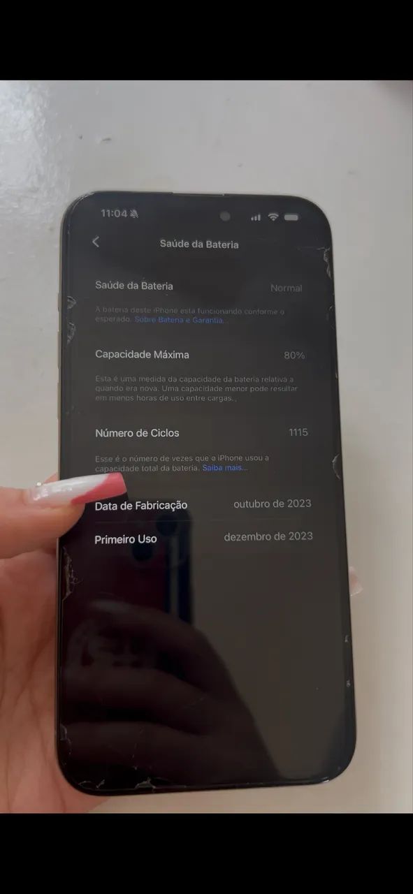 iPhone 15 Pro Max Prata  - Foto 5
