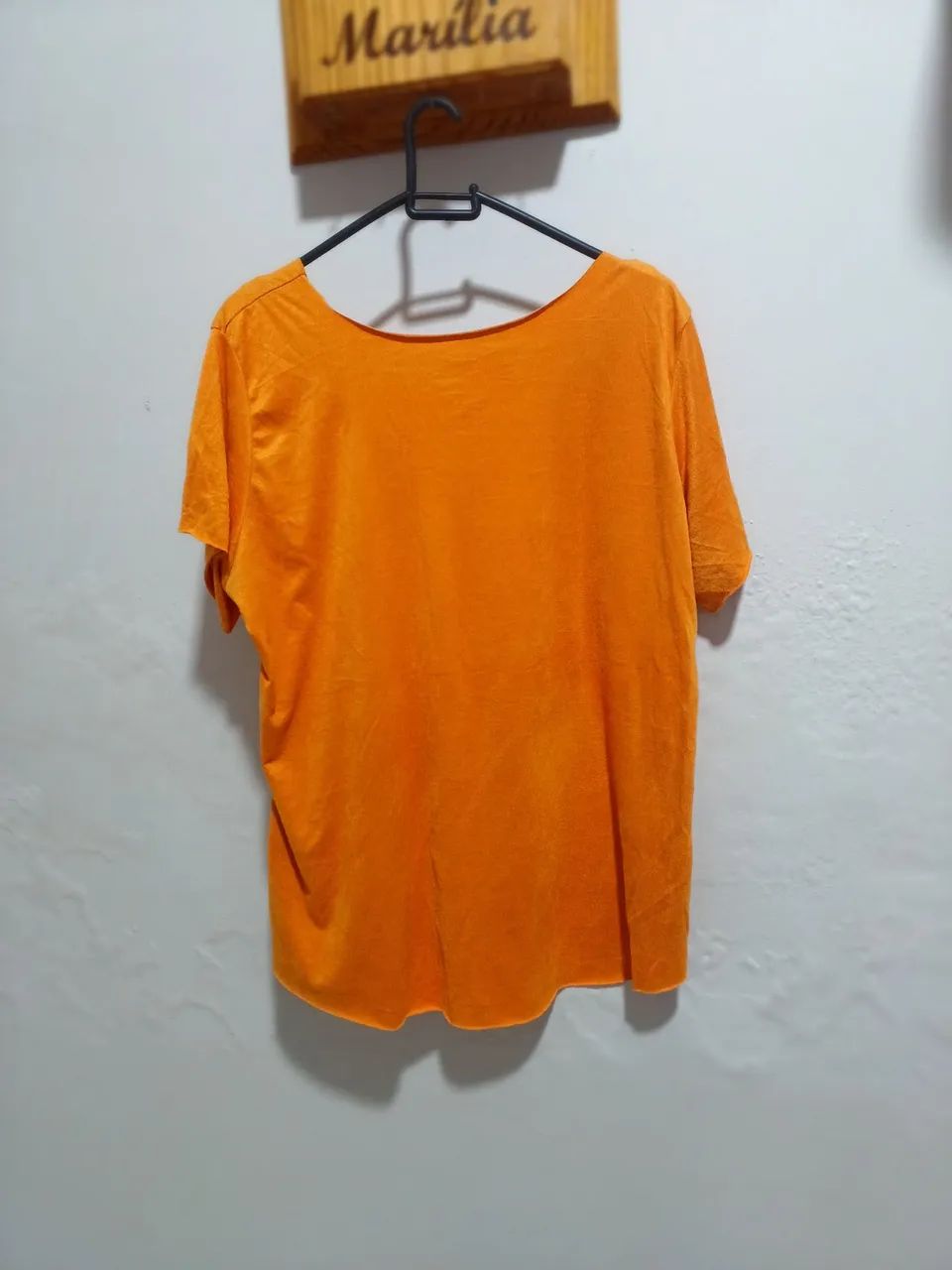 BLUSA LARANJA AVELUDADA - Foto 3