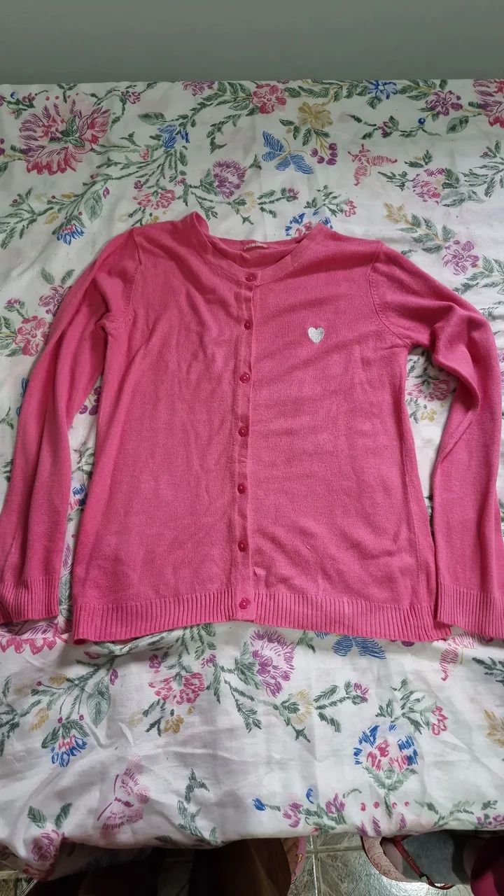 Cardigan infantil menina 