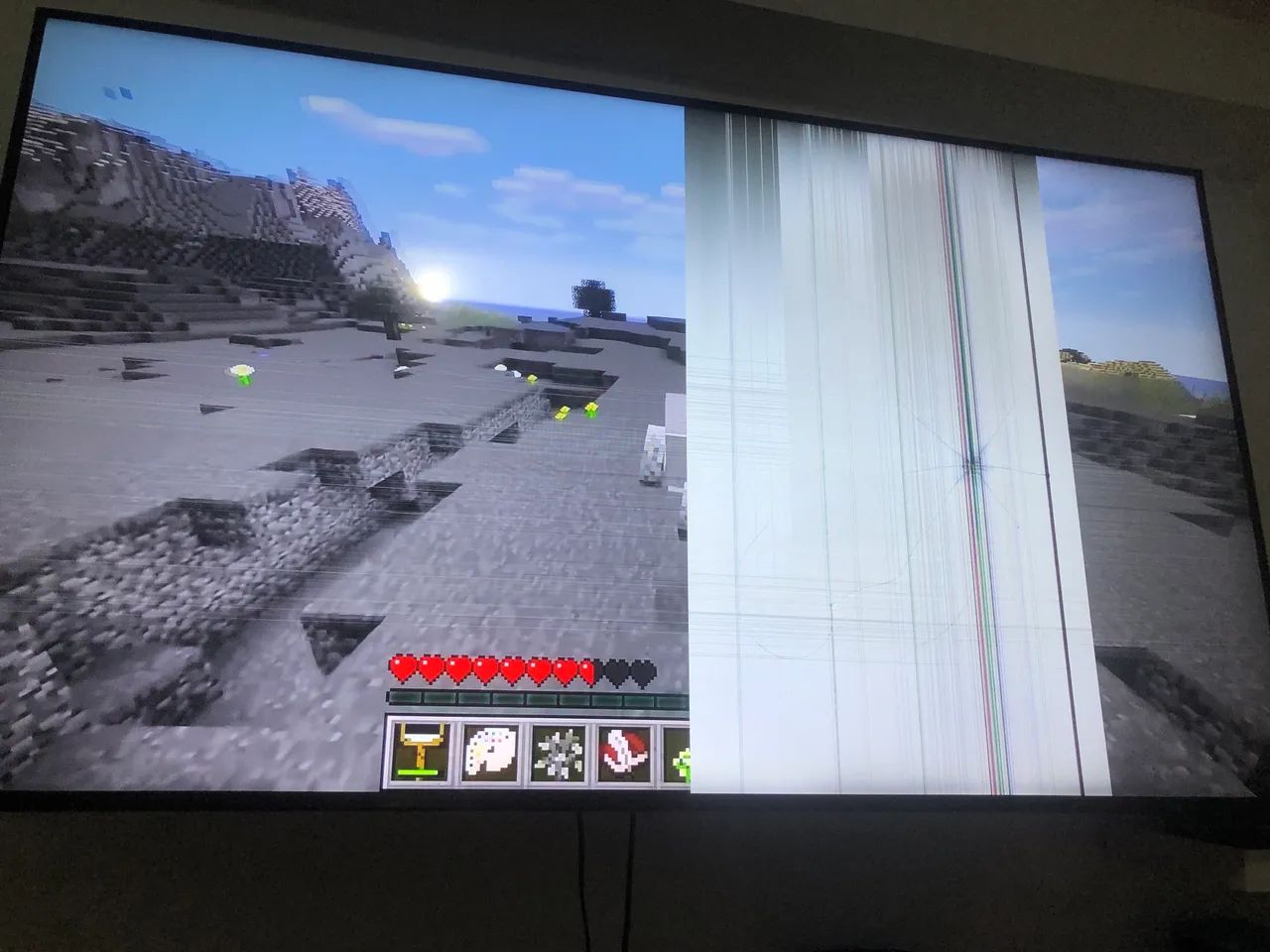 Tv trincada